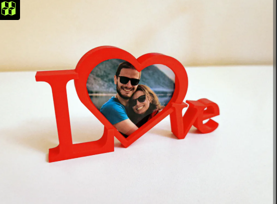 Love Frame — 3D printed by Moon Studio 3D